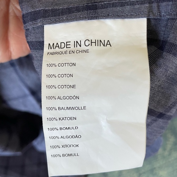 Club Monaco slim fit checkered shirt - Picture 7 of 7